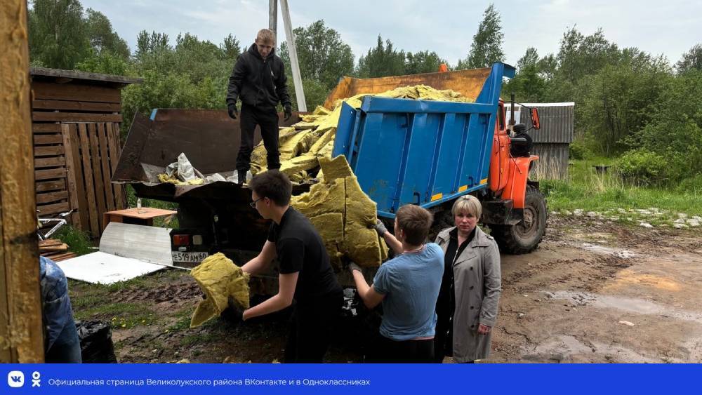 Волонтеры оказали поддержку семье мобилизованного.